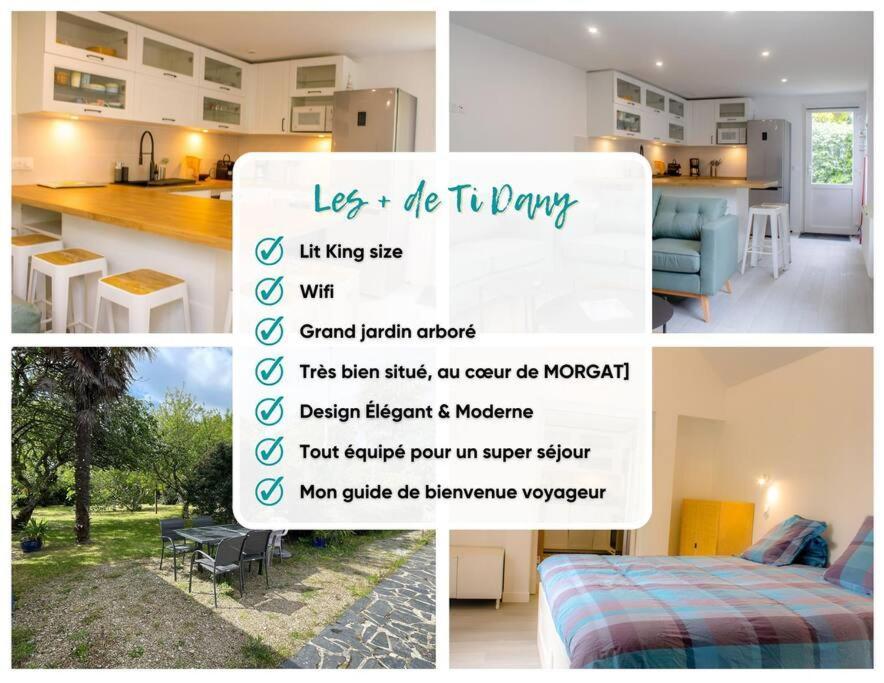 Ty Dany-Wifi-Plage A Pieds Crozon Bagian luar foto